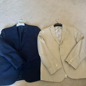 Polo by Ralph Lauren Kids Navy and Beige Blazer Set